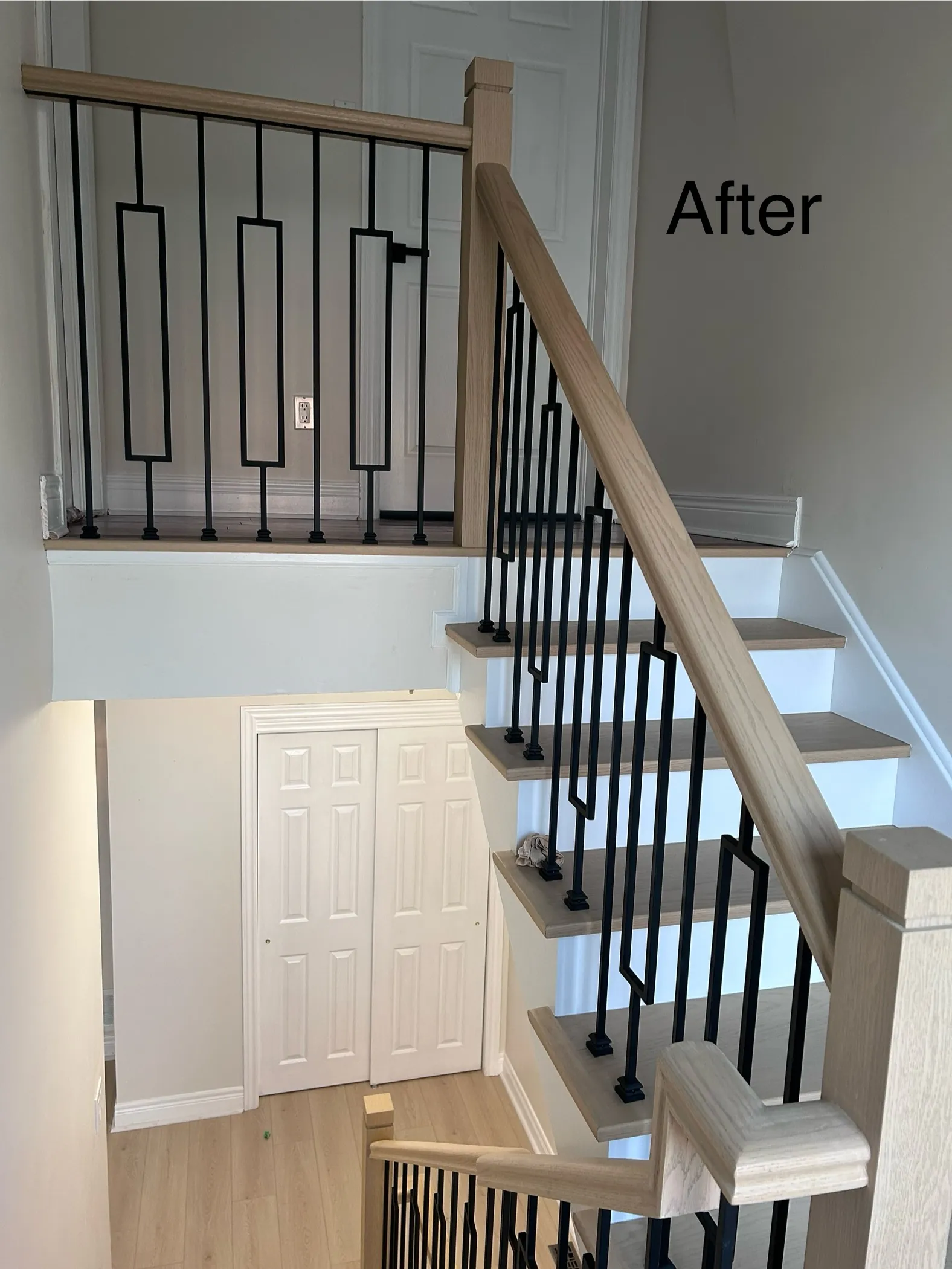 Stair Recapping and Flooring Installation Durham Ontario