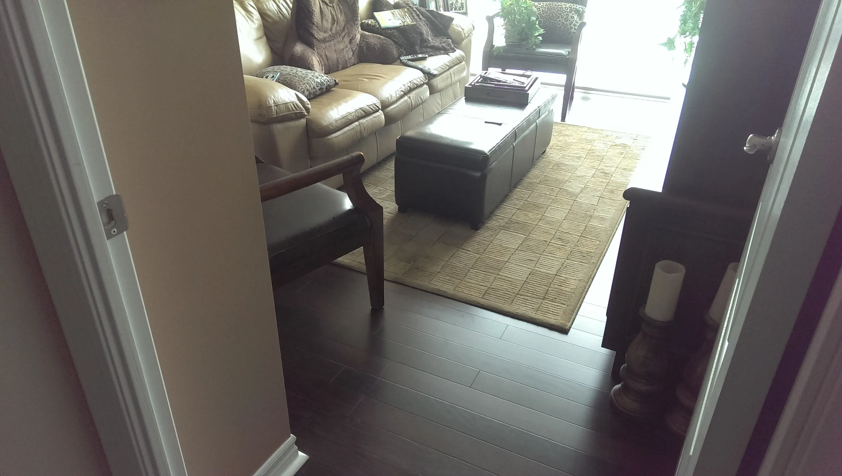 Rich Espresso Laminate Floor Installation Durham Ontario - Modern Design